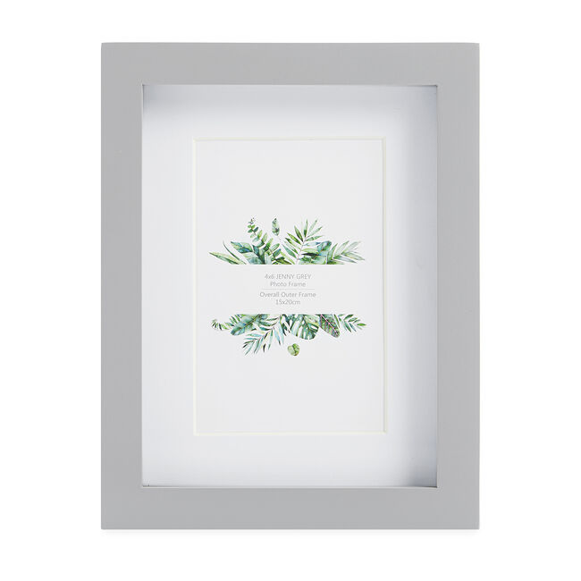 TRIPLE 4x6 JENNY GREY Photo Frame