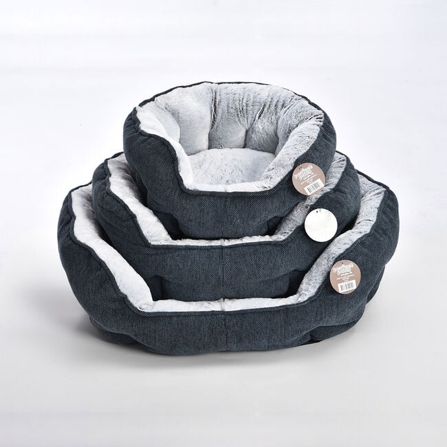 Soft Plush Chenille Pet Bed - Small