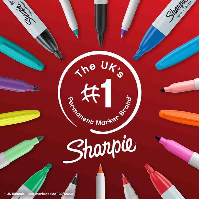Sharpie Permanent Markers Assorted 12 Pack