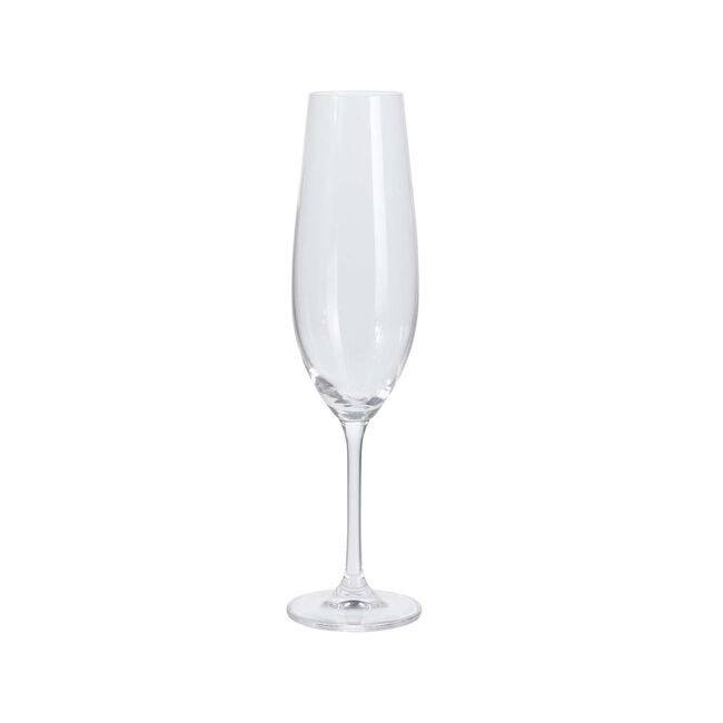 Crystal Champagne Flute 260ml - 4 Pack