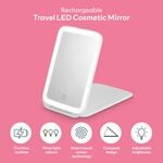 Carmen Rechargeable LED Cosmetic Mirror