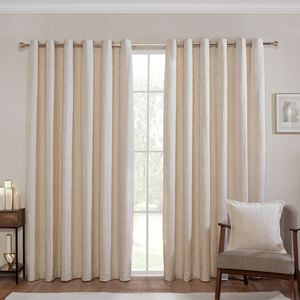 CHENILLE MILANI WINTER WHITE 66x54 Curtain