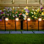 Set of 4 Aries Solar Post Lights