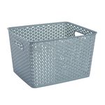 Geometric Storage Basket 19L - Mint