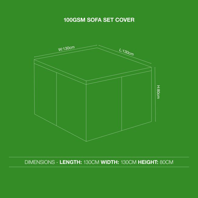 100GSM Sofa Set Cover