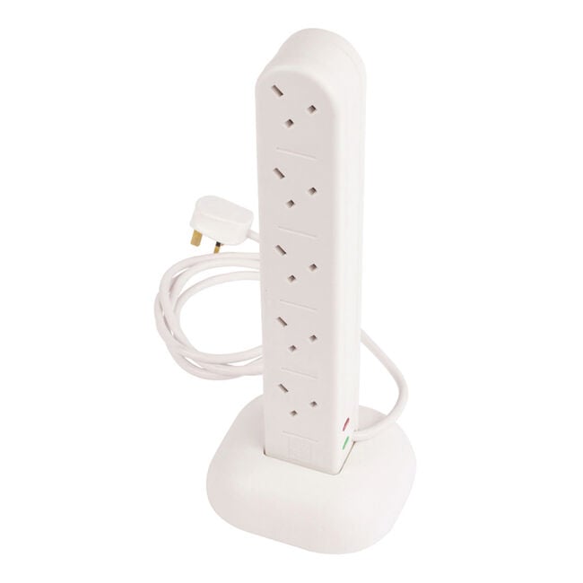 10 Way Tower Extension Lead Socket with 2m Cable