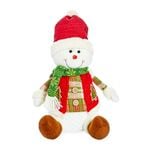 Christmas Snowman Sitting Decoration