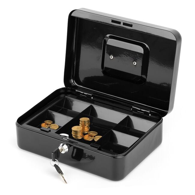 Cash Box Safe Black