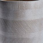 Inca Pedestal Fibre Clay Plant Pot - Large