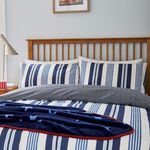 HELENA SPRINGFIELD SINGLE DUVET COVER Huntington Stripe Blue