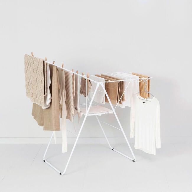 Brabantia 20m HangOn Drying Rack White
