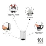 3L Brabantia Pedal Bin White