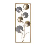 Lily Pad Metal Wall Art 20.3cm x 50.2cm