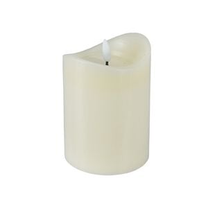 LED Pillar Candle Ivory - 9x12,5cm