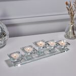 Cashel Living Crystal 5 Tealight Holders