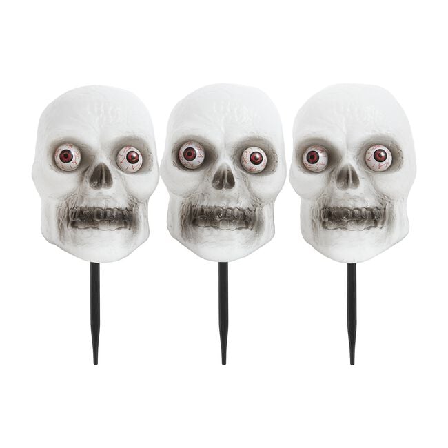 3 LED Flashing Skeleton Path Light Garden Lights