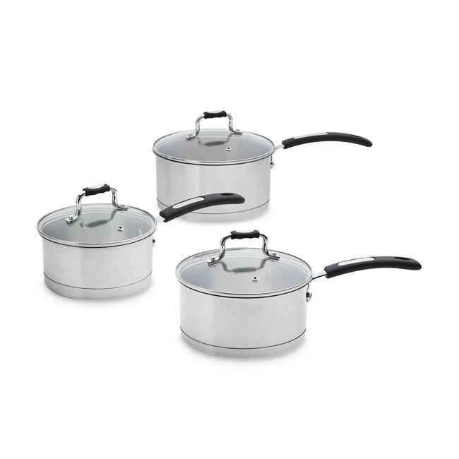 TuffSteel Omega 3 Piece Cookware Set