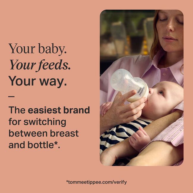 Tommee Tippee Brighter 6 x 260ml Bottle Set