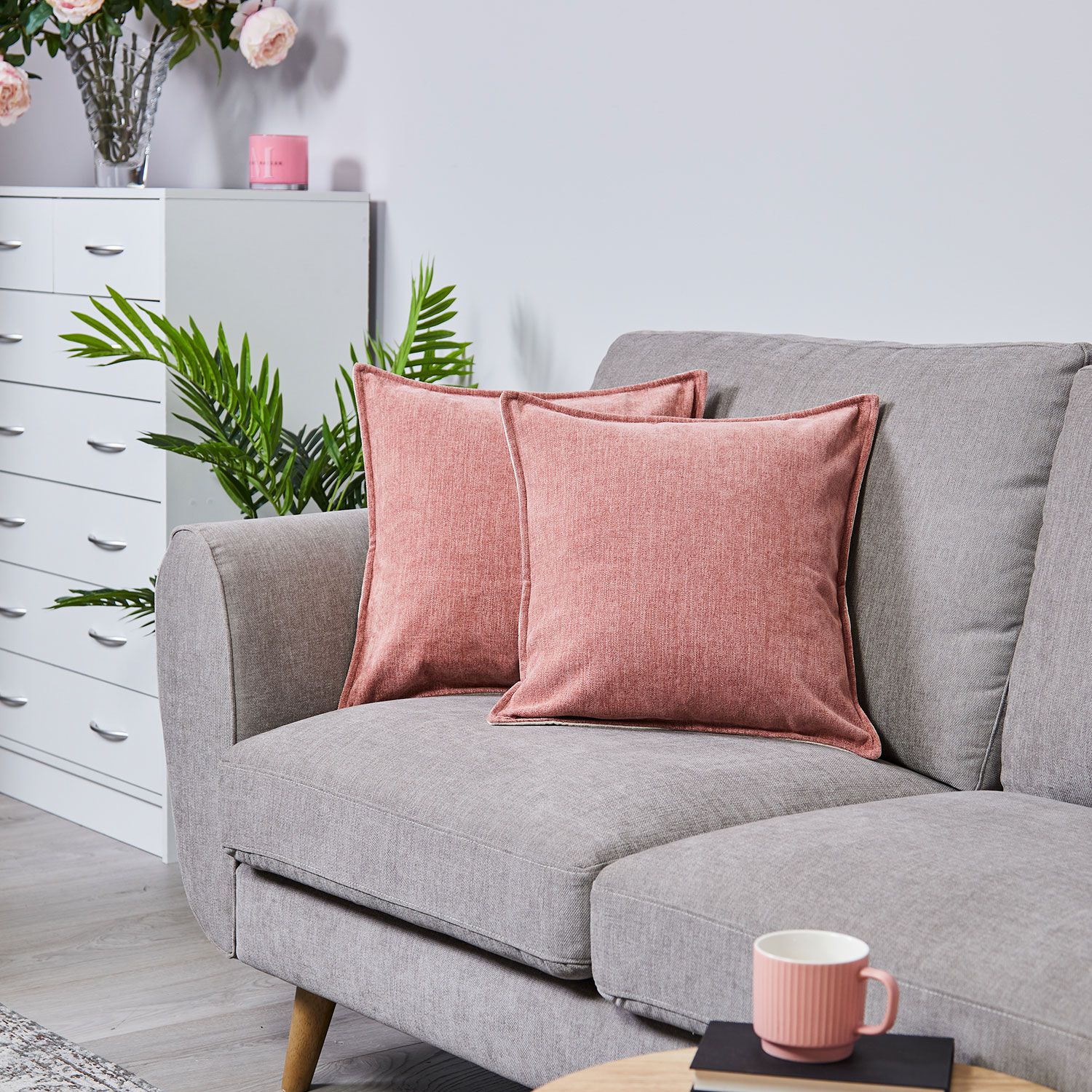 Reversible Chenille Cushion Cover Pack