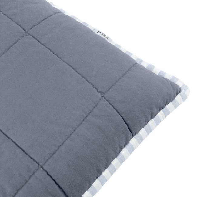 HEBDEN STRIPE  NAVY  55X55 CUSHION 