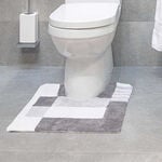 Boxes Grey Pedestal Mat 50cm x 50cm