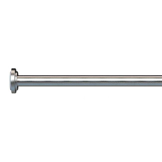 EXTENDABLE TENSION ROD 19mm 70-120cm BR Nickel