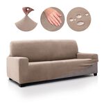 REGAL MILLS EASYSTRETCH VELVET LINEN  4 Seater Sofa Cover