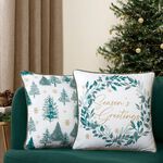 Seasons Greetings 2 Pack Cushion Covers 45 x 45cm