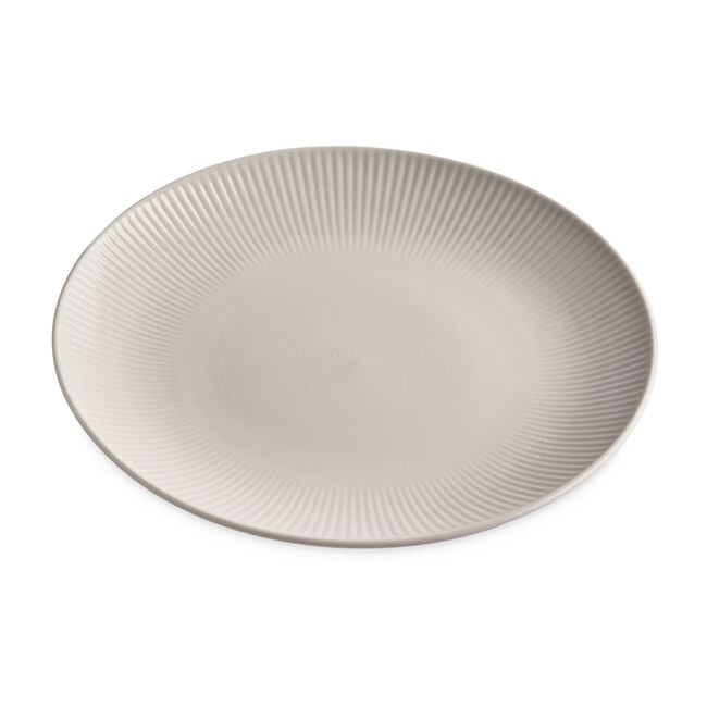 Abney & Croft Embossed Ribbed 16 Piece Dinner Set