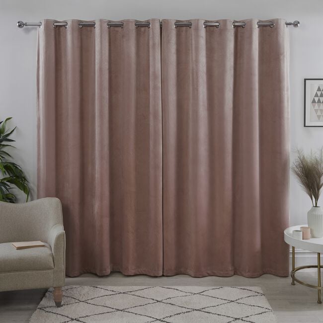 TRIANGLE STITCH MAUVE 66X54 Curtain