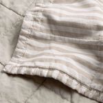 YARD HEBDEN STRIPE NATURAL/STONE 150x200cm Bedspread 