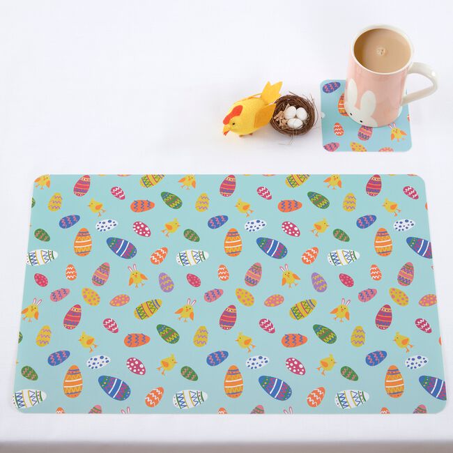 Egg & Chick Placemats & Coasters 12 Pack
