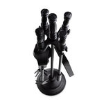  Silverflame Companion Set Black 5Pc