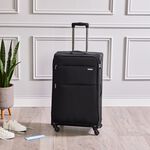 Large Lightweight Luggage - Black