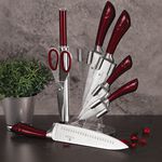 Berlinger Haus Burgundy 8 Piece Block Knife Set