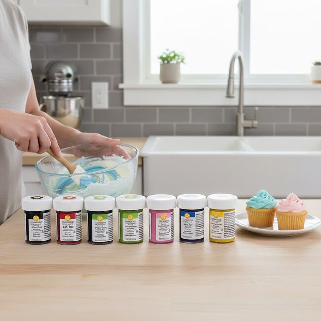 Wilton 8 Icing Food Colour Set 
