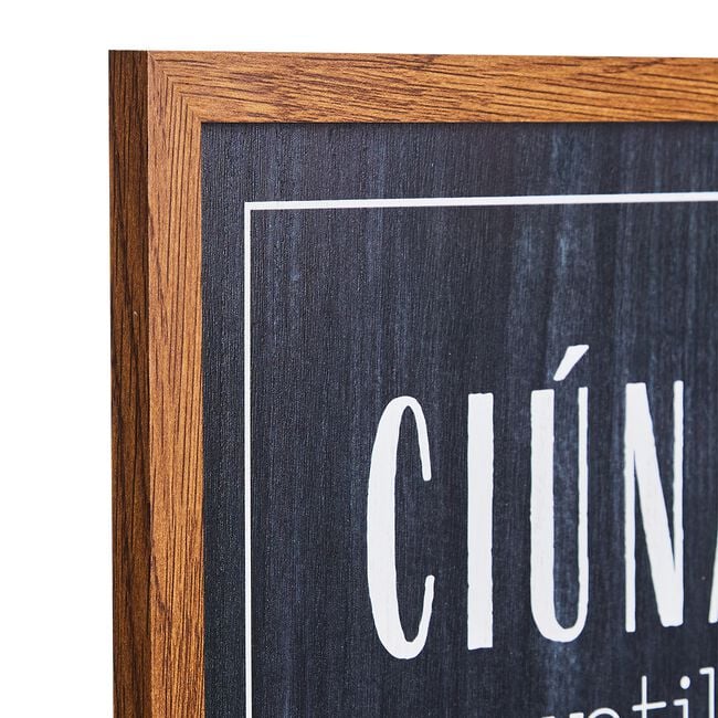 Ciúnas Until Coffee Plaque