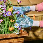 Patterned Cotton Gardening Gloves