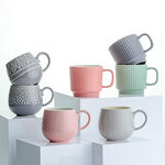 Mason Cash Embossed Honeycomb Pink Mug