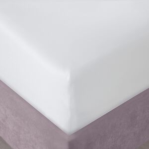 SINGLE FITTED SHEET 200 Threadcount Cotton White 2E