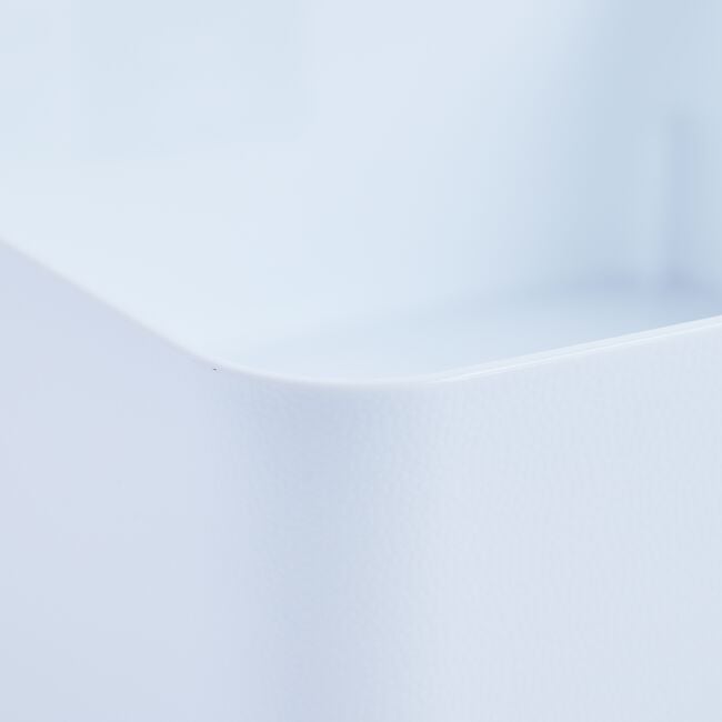 Studio 2 Etched White 15.04 Storage Basket