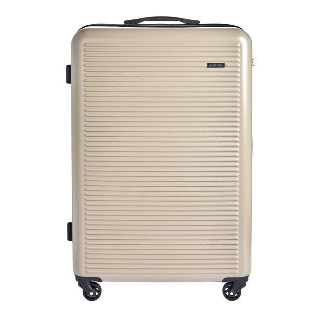 Large Lightweight Hardshell Luggage - Champagne