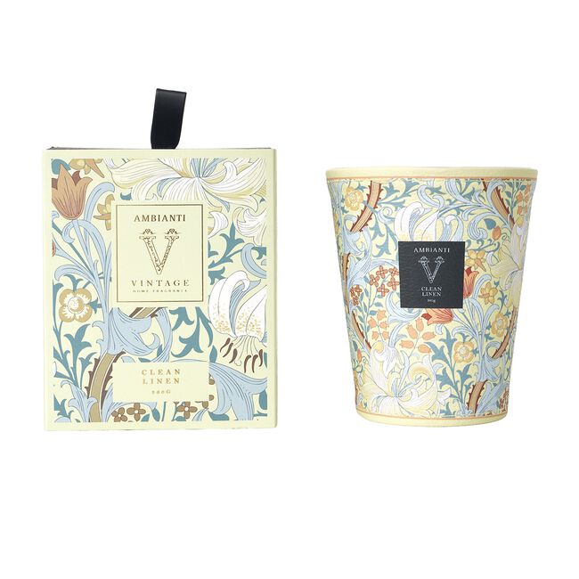 Ambianti Vintage Clean Linen 360g Candle