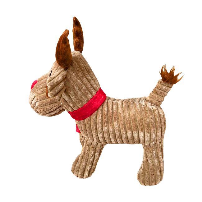 Christmas Reindeer Plush Dog Toy