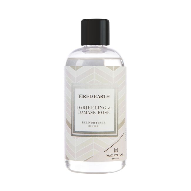 Fired Earth 200ml Darjeeling & Damask Rose Refill
