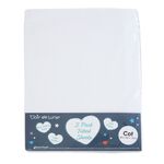 Clair De Lune White Cot Fitted Sheet - 2 Pack