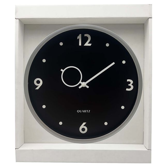 MODU 20cm SILVER Wall Clock