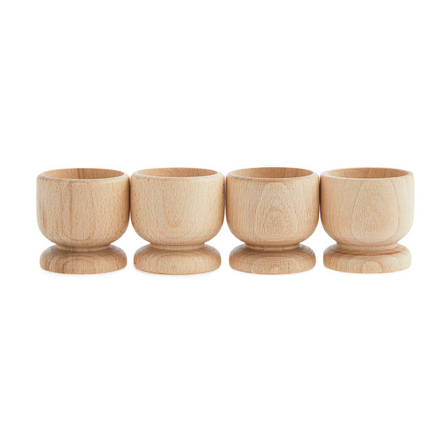 Apollo Egg Cups 4 Pack - Beech