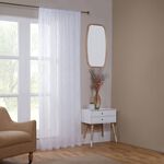 HEIDI EMBROIDERED ECO WHITE 140X122cm Voile 