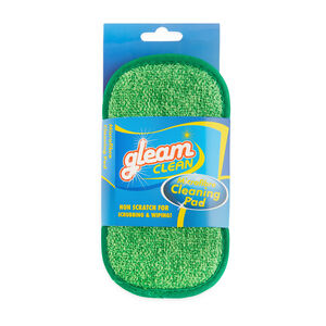 Gleam Clean Microfibre Cleaning Pad - Green